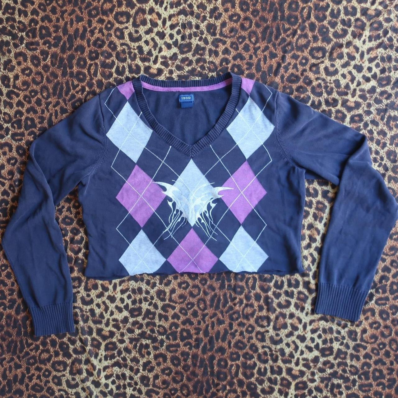 Embroidered upcycled sweater