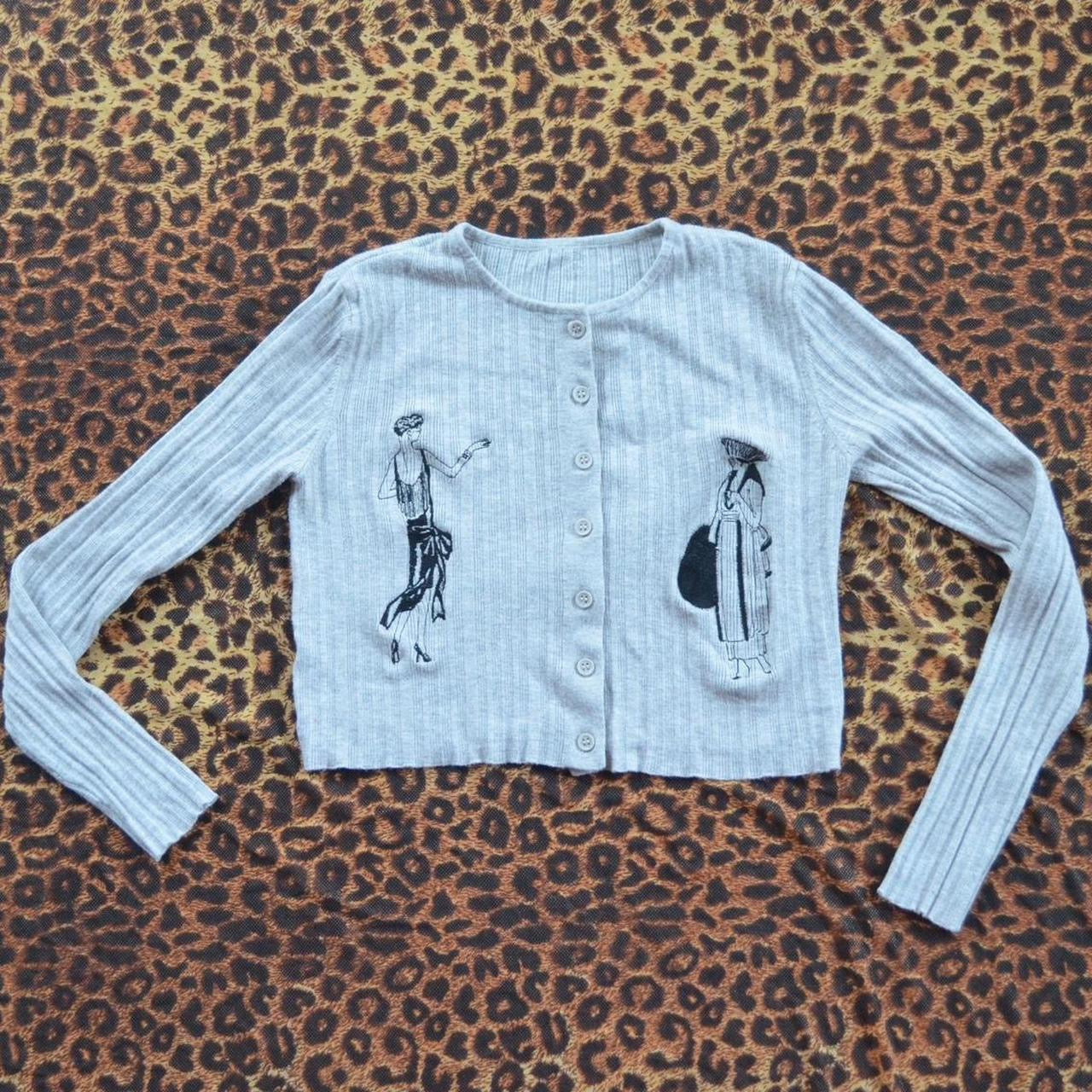 Embroidered cardigan