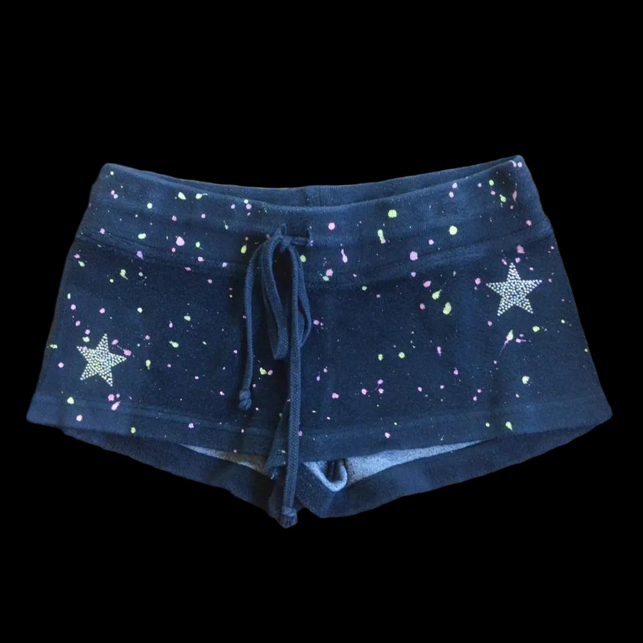 Paint splatter shorts