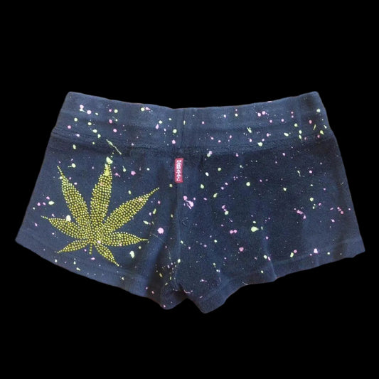 Paint splatter shorts